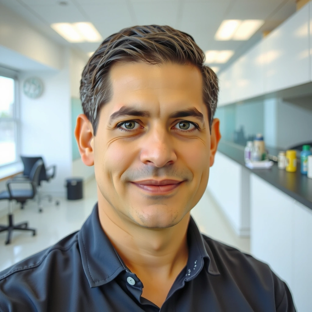 Retrato profesional de Juan Pérez, Especialista en Productos Naturales